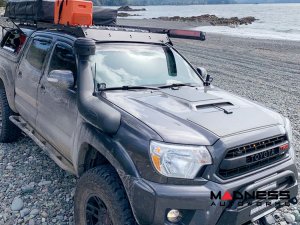 Toyota Tacoma Flexible Solar Panel Kit - Complete Kit w/ Waterproof Controller + Hood Decal - 2nd Gen w/ Hood Scoop - 60W Toyota Tacoma Flexible Solar Panel Kit - Complete Kit w/ Waterproof Controller + Hood Decal - 2nd Gen w/ Hood Scoop - 60W